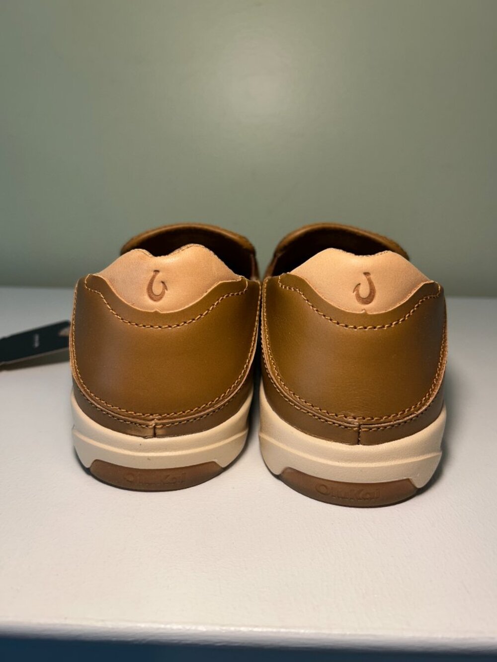 Olukai Men's Lae‘ahi Lauhala Woven Leather Shoes - Picture 10 of 16